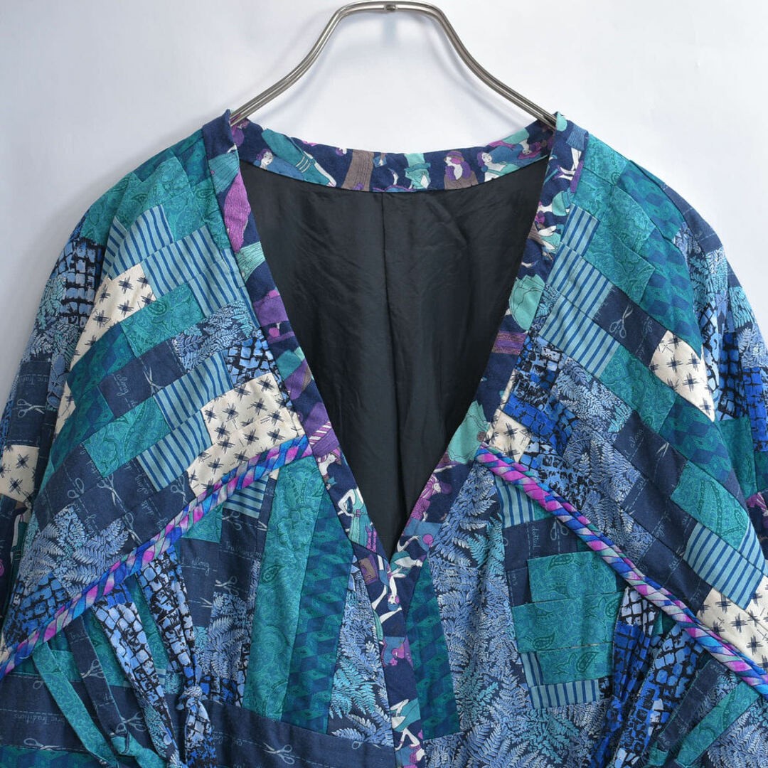 Vintage Handmade Patchwork Design Quilt Jacket Co… - image 1