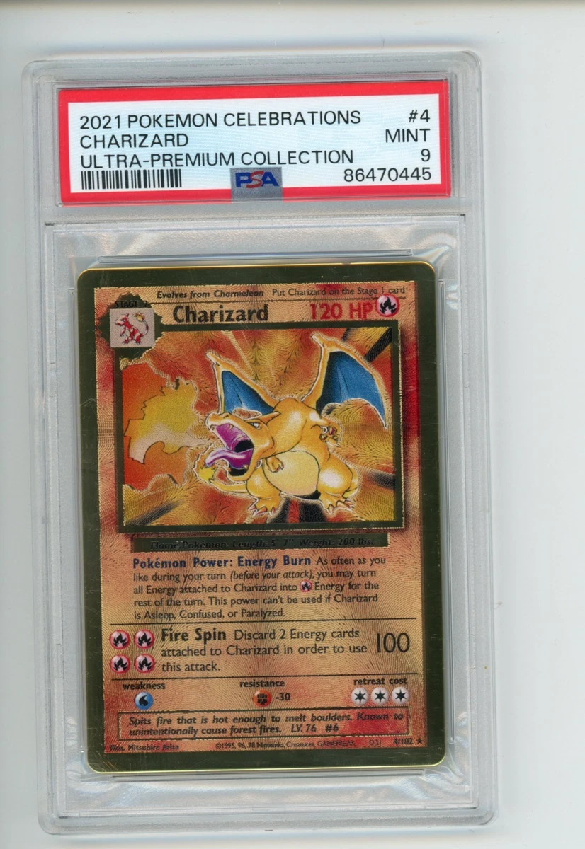 Pokémon TCG Grade 9 Collectible Individual Metal Card Games in