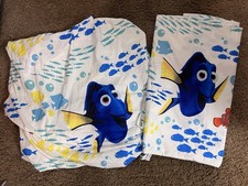 Juego de sábanas Finding Dory con sábana plana completa y sábana ajustable completa