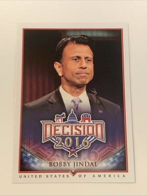 Decision 2016 Bobby Jindal Trading Card #3