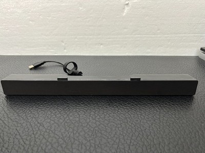 Genuine Dell Multimedia USB 0MN008 Wired Stereo Sound Bar Speaker AC511 Works 