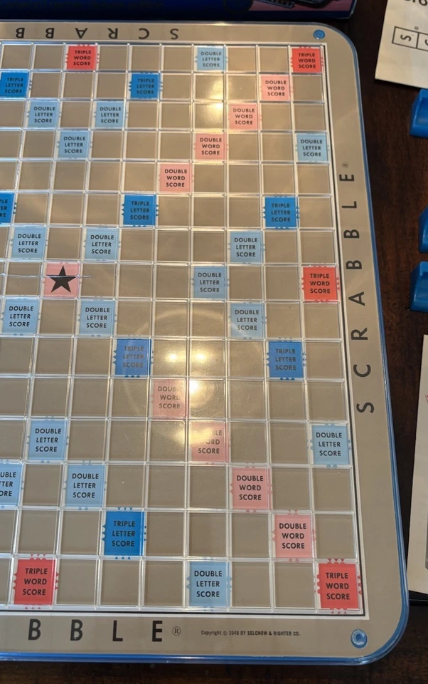 VTG Scrabble Crossword Game Deluxe Edition Turntable Base Game 1982 Complete 71 - Image 3 of 4