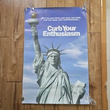 Season 8 Curb Your Enthusiasm Larry David Statue of Liberty 2011 Poster 24x36