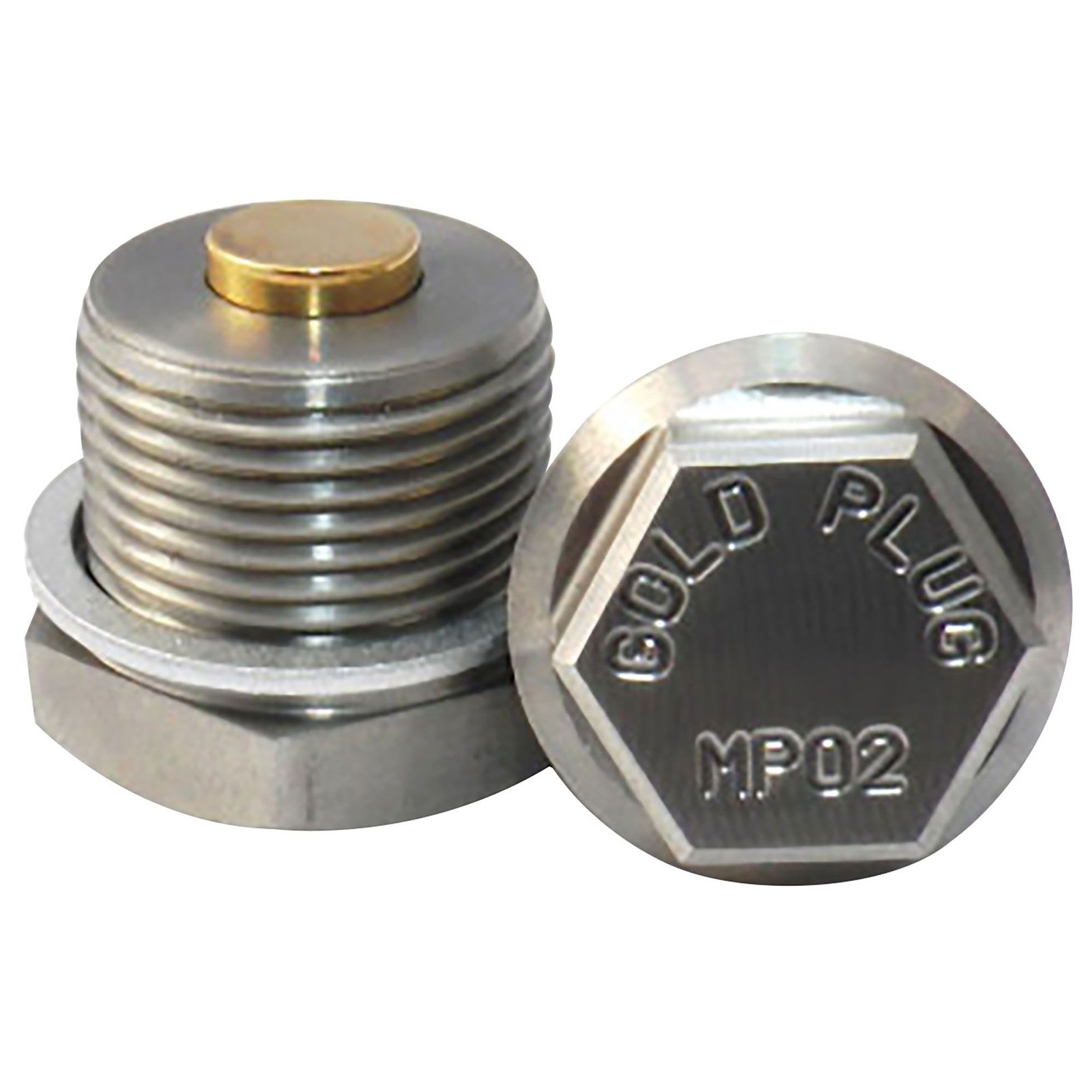 Gold Plug Magnetic Engine Sump Drain Plug (& Washer), M14 x 1.5mm