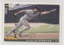 1995 Upper Deck Collector's Choice Gold Foil Signature Jeff King #379 0q3