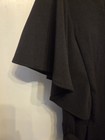Woman Jumpsuit DKNY Black Flutter Batwing Short Sleeve Tie Waist Size 8 MSRP 134 — photo 8