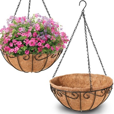 pots for indoor plants Varick 20 Ceramic Self Watering Pot White Dolomite