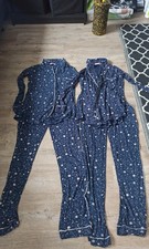 2 Paar Hunkemöller Pyjamas Sterne und Mond G...