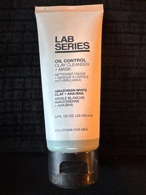 Lab Series Oil Control Clay Cleanser +Mask 3.4 oz | Amazonian White Clay AHA/BHA