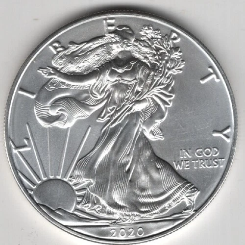 2020 WALKING LIBERTY AMERICAN EAGLE .999 FINE SILVER DOLLAR COIN 1oz. $1 USA