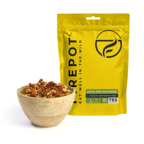 Firepot Food Orzo Pasta Bolognese Dehydrated Meal 200g