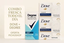 Dove+Degree Fresh Day Combo - 3 Soaps + 4 Deodorants - Ships From Miami 🇺🇸