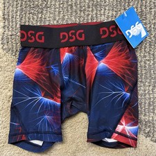 Boy s DSG Compression Shorts Multi Streaks Sz XS NWT