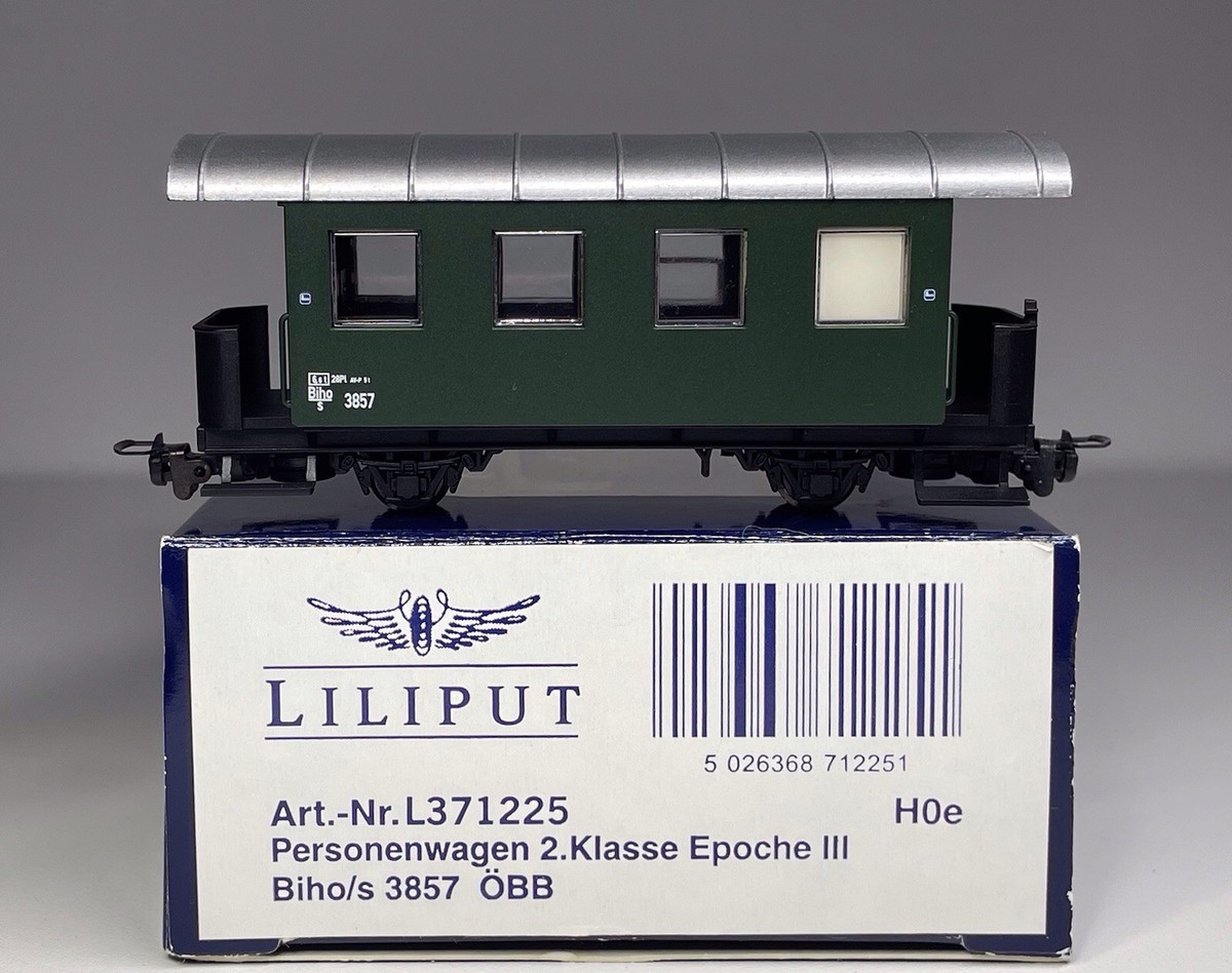 Liliput H0e L371225 Austrian ÖBB Narrow Gauge 2nd Class Coach Biho