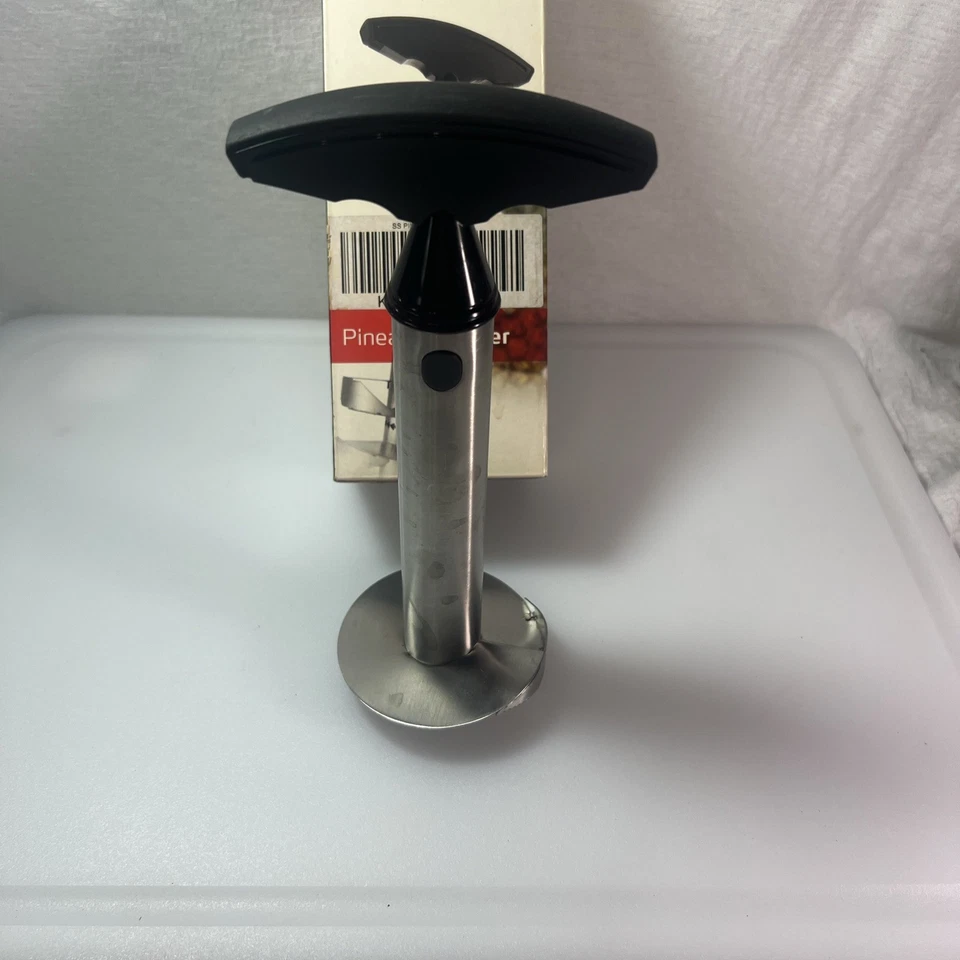 Juego de Cortadora de Piña Vacu Vin Deluxe, Acero Inoxidable Usado Una Vez Cocina Bar Tiki Foto 4 de 4