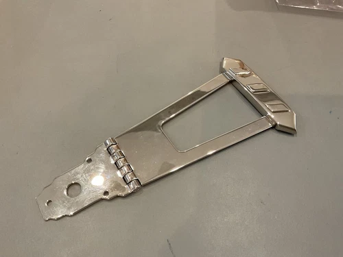 Gibson Genuine Nickel Bail Tailpiece ES-175 L-7 Acoustic Trapeze Bridge New