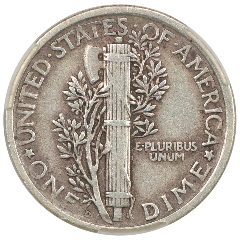 1921-D 10C CACG VF30 - Mercury Dime - Scarce Date - Image 4 of 4