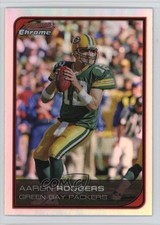 2006 Bowman Chrome Refractor Aaron Rodgers #201 0qo1