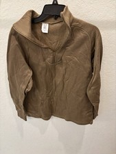 USGI ECWCS Polypro Cold Weather Thermal Undershirt Shirt Top Brown- Large