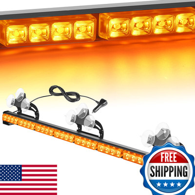 Nilight Traffic Advisor Emergency Strobe Light Bar 35Inch 32Led 21 Flash