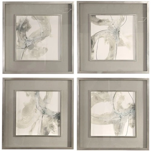 Uttermost 41583 Divination 25 X 25 inch Abstract Art, Set of 4 - Picture 1 of 6