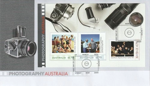 Australia 2026: Photography Australia - First Day Cover with Mini-Sheet. Used.