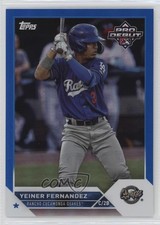 2023 Topps Pro Debut Blue Foil 91/150 Yeiner Fernandez #PD-4 13w8