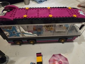 LEGO Friends Pop Star Tour Bus 41106 Retired (2015) - Complete Build W/figures
