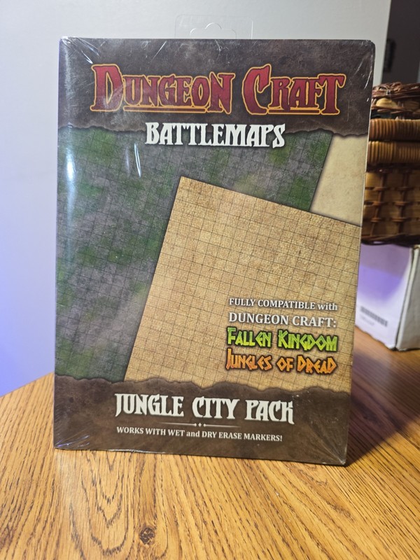 Dungeon Craft Battlemaps Jungle City Pack SEALED NEW - D&D Pathfinder TTRPG