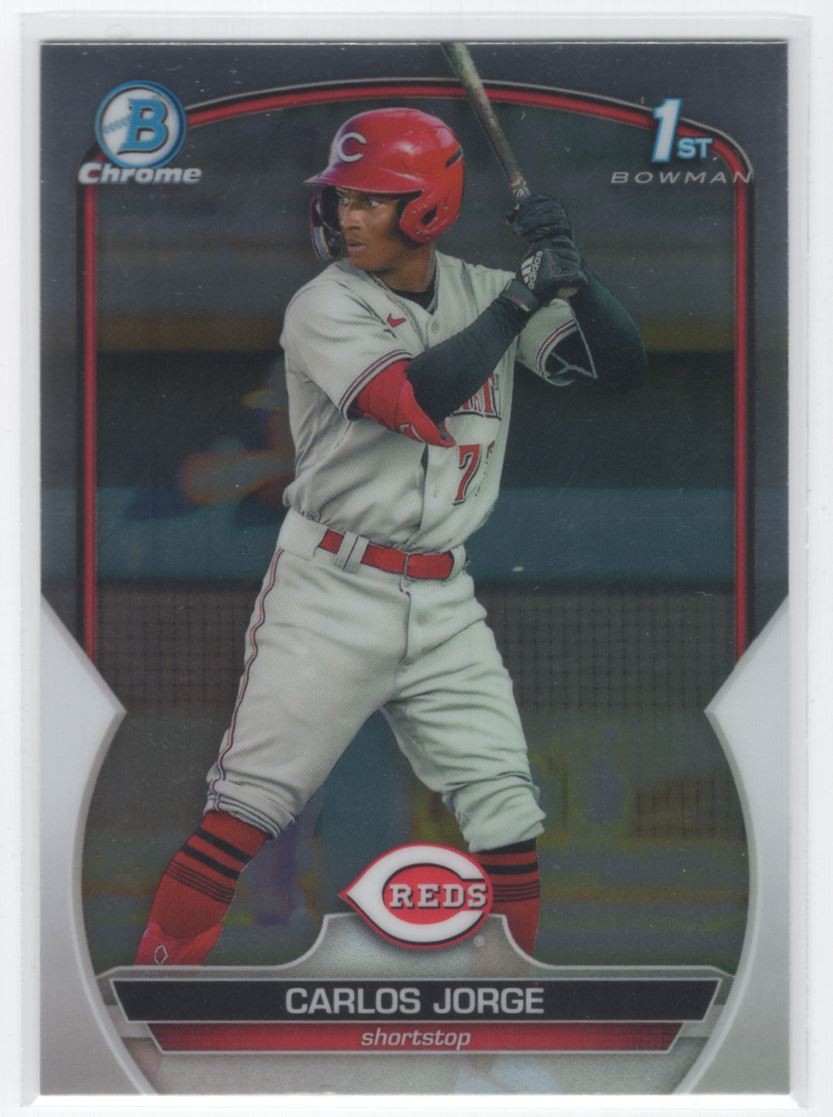 2023 Bowman Chrome Prospects Carlos Jorge Cincinnati Reds #BCP-120