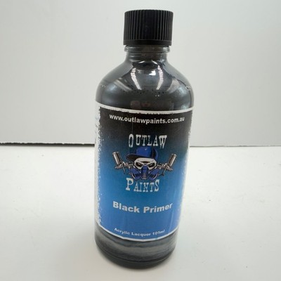 OUTLAW LACK DUNKELGRAU / SCHWARZ Grundierung OPP003 (100ml) Acryllack Modellierlack