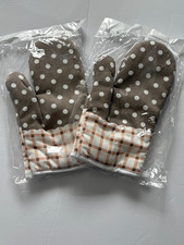 Oven Mitts Heat Insulation Cotton Gloves 2Pcs for Kitchen Cooking