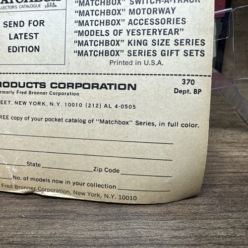 Vintage Lesney Matchbox 64 MG 1100 Superfast In Original Blister Pack NIB - Picture 23 of 24