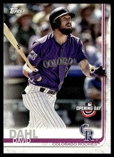 2019 Topps David Dahl Colorado Rockies #601