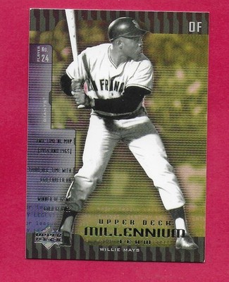 Willie Mays Panini/Upper Deck Inserts/Parallels - YOU PICK - NRMT