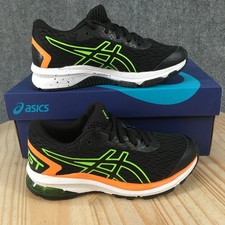 ASICS GT-1000 9 Running Shoes Youth 1.5 Sneaker Athletic Mesh Black 1014A150 NEW