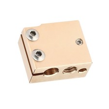 Brass Volcano Heater Block Hotend Head For E3D Hotend V6 Extruder PT100 J