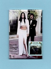 SONNY AND CHER *2X3 FRIDGE MAGNET* ROCK N ROLL COUPLE GROUP MUSIC TV SHOW SINGER SONNY AND CHER *2X3 FRIDGE MAGNET* ROCK N ROLL COUPLE GROUP MUSIC TV SHOW SINGER