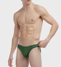 2xist Sexy Sliq Hip Brief Underwear Hunter Green Mens Size XL