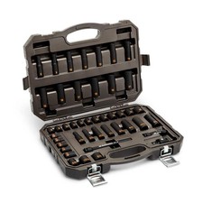 3/8"Drive 6-Point SAE Hi-Viz Standard and Deep Impact Socket Set (25-Piece)