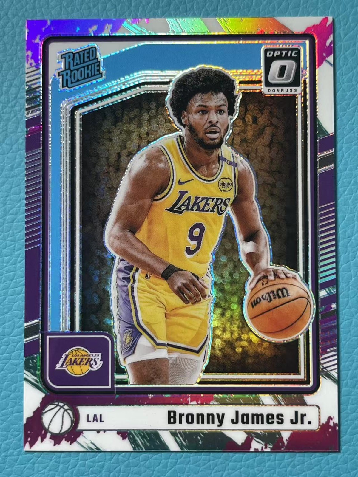 Bronny James Jr 2024-25 Panini Donruss Optic SSP Case Hit Jazz Rated Rookie #282