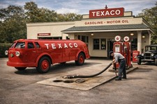 ERTL 1934 Texaco Diamond T Tanker Doodle Bug 1/34 B195 Diecast Metal Coin Bank