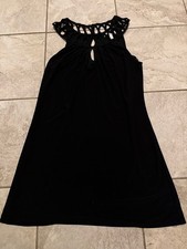 White House Black Market Little Black Dress with Cutouts Sz S