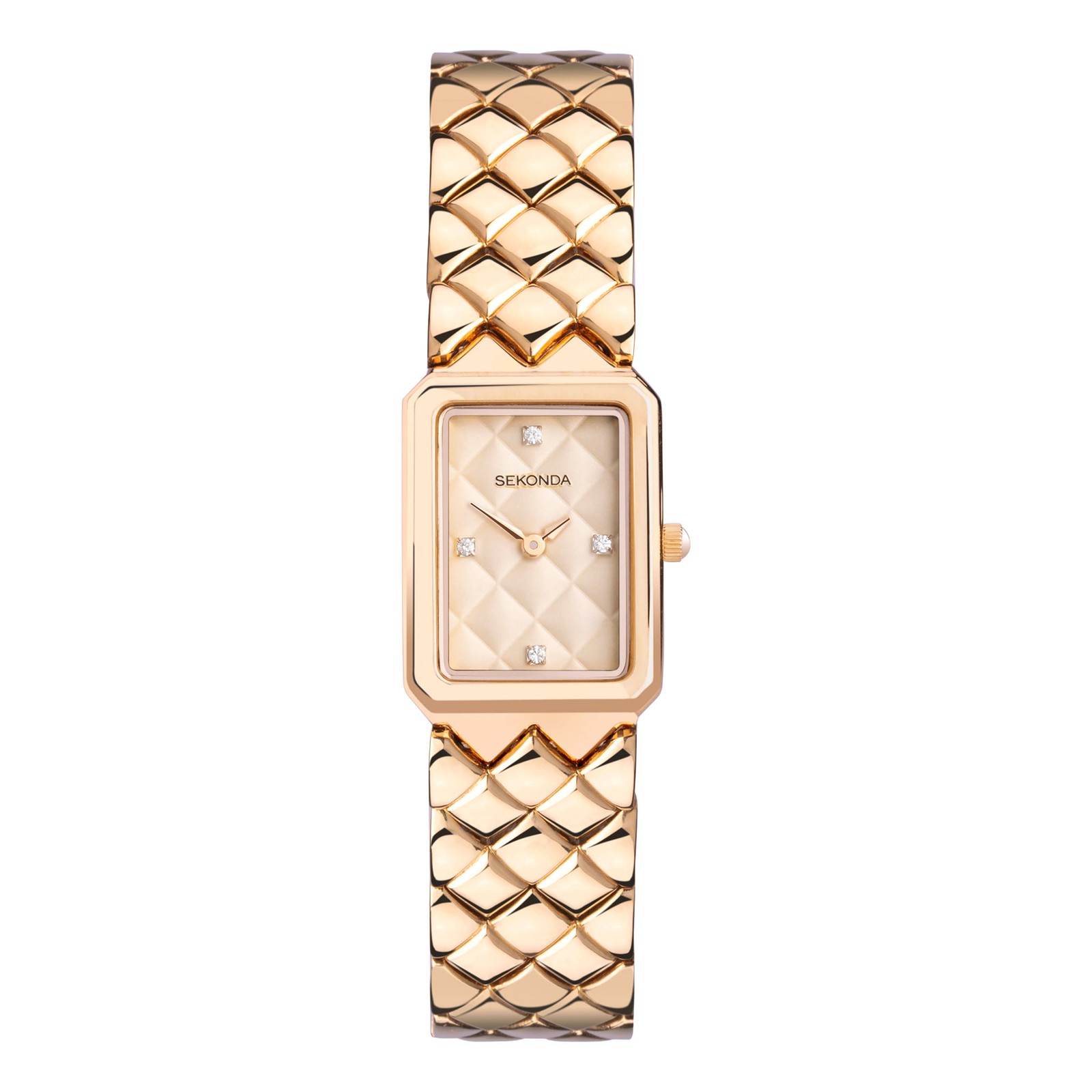 Sekonda Ladies Rose Gold-Tone Alloy 20mm Dress Watch 40560