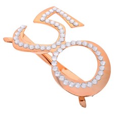 Rose Gold Birthday Eyeglasses 50Th Number Glasses Reusable Plastic Frame