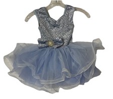 Costume Dance Weissman Ballet Showtime Light Blue Child Size SC Tutu Dress Up