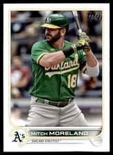 2022 Topps Mitch Moreland Oakland Athletics #42
