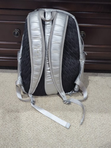 Nike Victory Gym School Backpack BA5008-13 Metallic Silver Bookbag *READ* - Picture 9 of 12