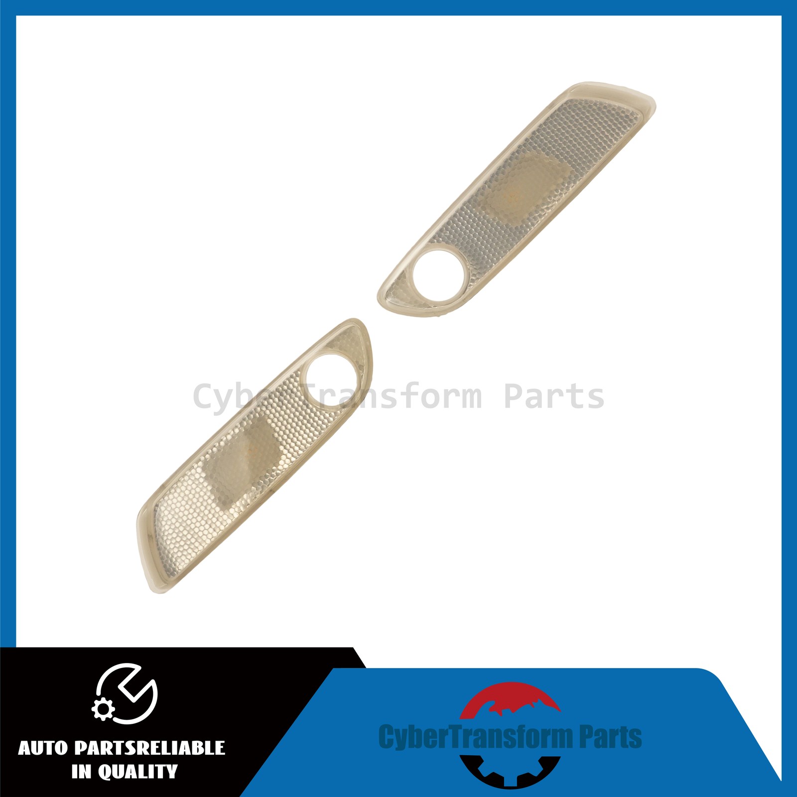 Pair Front Fender Side Marker Lights For 10-19 Rolls-Royce Ghost Wraith Dawn US