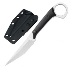 ELITEDGE Fixed Blade TACTICAL DAGGER Stainless EDC Belt Knife & Kydex Sheath